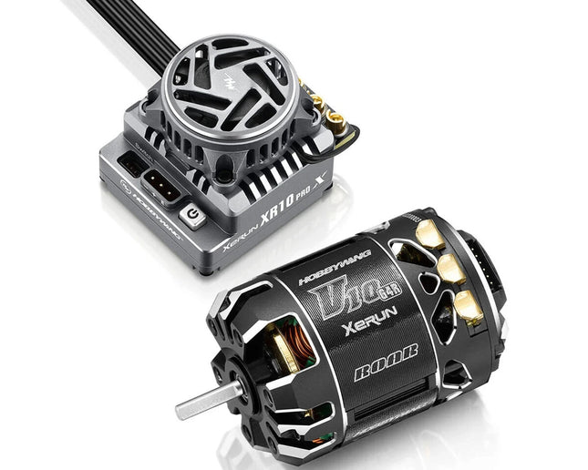 Hobbywing XR10 Pro G3X Stock Spec Sensored Brushless ESC/V10 G4R Motor 17.5T