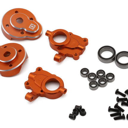 HPI Venture18 Aluminum Portal Covers & Steering Knuckles Set (Orange) HPI161160