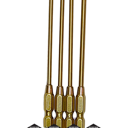 Racers Edge Metric TiN Coated Hex Bit Set w/1.5mm,2.0mm,2.5mm and 3.0mm RCE7201