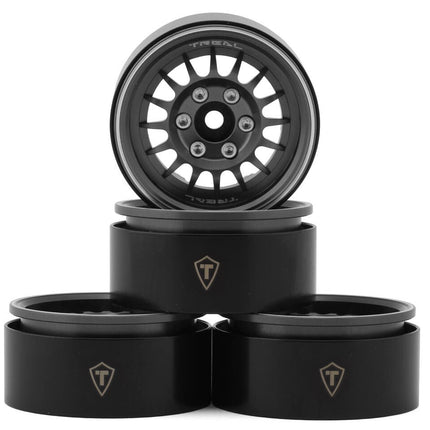 Treal Hobby Type N 1.9" Multi-Spoke Beadlock Wheels (Gray)