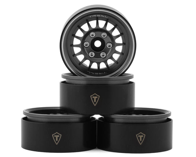 Treal Hobby Type N 1.9" Multi-Spoke Beadlock Wheels (Gray)