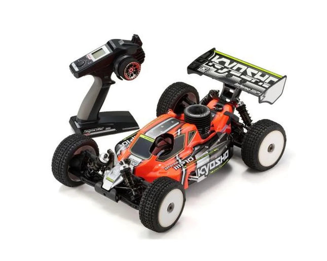 Kyosho Inferno MP10 GP Readyset 1/8 4WD Nitro Buggy Red KE21V Engine KYO33025T1S