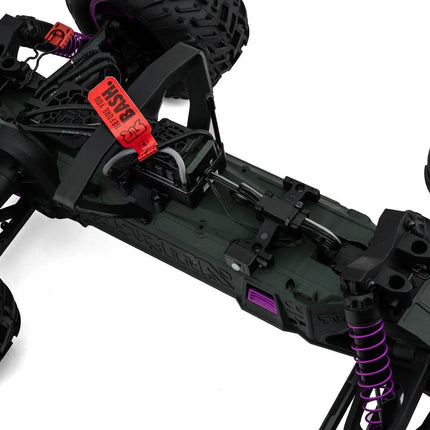 Arrma Quake 223S DSC 1/10 RTR Brushless 2WD Monster Truck (Purple) ARA3537T3