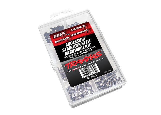 Traxxas Stainless Steel Hardware Kit 4x4 Complete TRA6787X