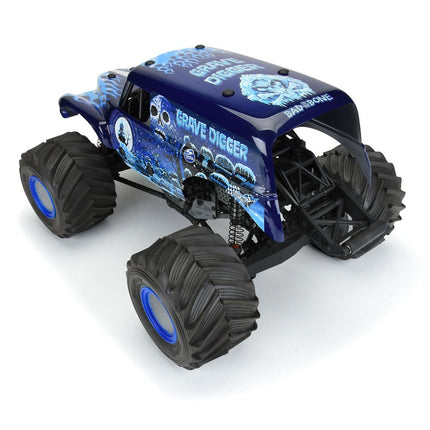 Pro-Line LMT 1/10 Grave Digger Ice Pre-Painted Body (Blue) PRO359313