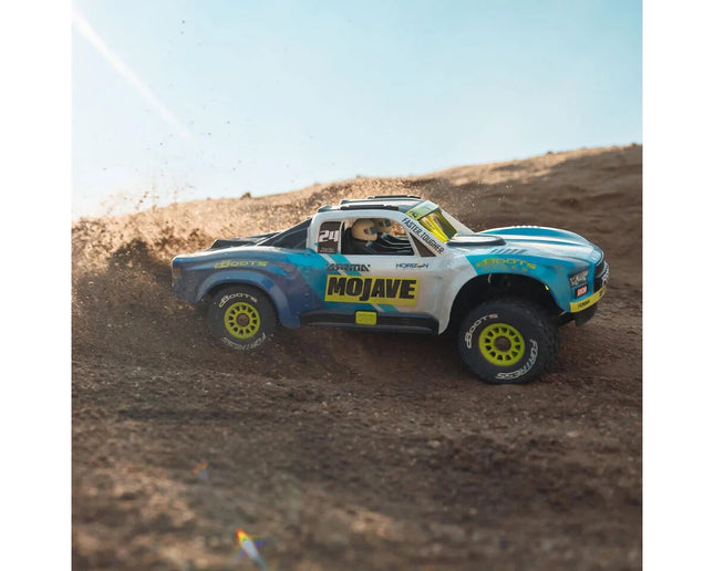 Arrma Mojave Grom MEGA 4WD 380 Brushed 1/18 Electric Desert Truck RTR Blue/White