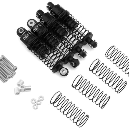 NEXX Racing Redcat Ascent-32 37mm Aluminum Threaded Oil-Filled Shocks (Black)