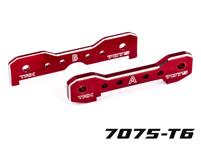 Tie Bars Front 7075-T6 Aluminum Red-Anodized Sledge TRA9629R