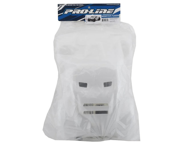 Pro-Line Slash Monster Fusion Bash Armor Pre-Cut Monster Truck Body White