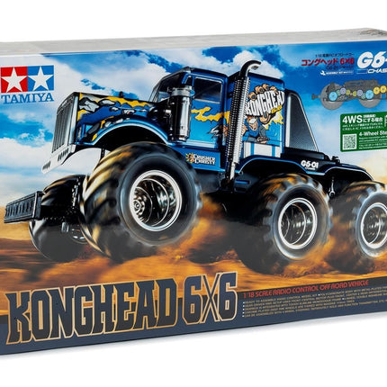 Tamiya Konghead 6x6 G6-01 1/18 Monster Truck Kit TAM58646