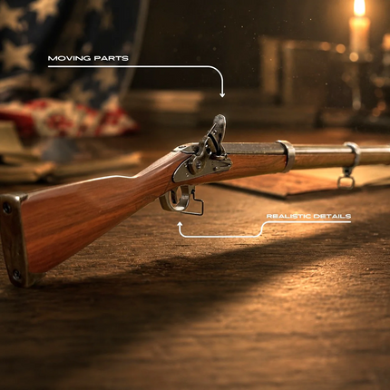 GoatGuns 1/4 Scale Revolutionary War Era Patriot Musket Toy Model GOA-MUSKET