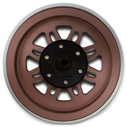 Samix Multi Crawlers Straight Spoke 1.9" Alum Adj Offset Beadlock Wheels Bronze