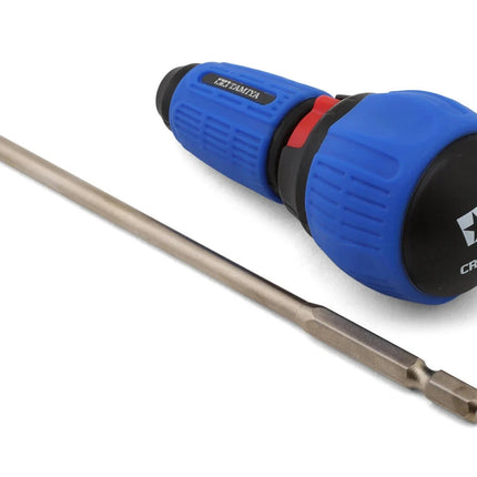 Tamiya Ratcheting Screwdriver PRO Set w/3.5mm Long Phillips Hex Bit TAM74152