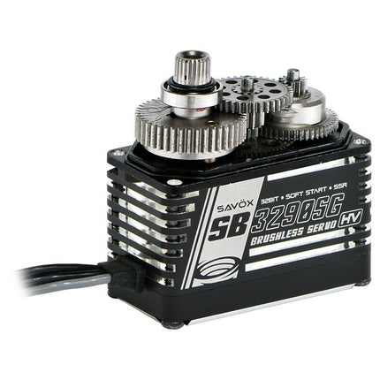 Savox High Torque, High Voltage Brushless Servo, Black SAVSB3290SG-BE