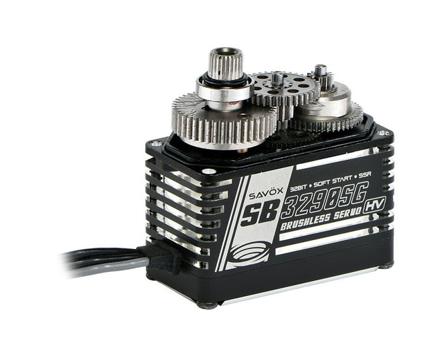Savox High Torque, High Voltage Brushless Servo, Black SAVSB3290SG-BE