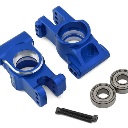 Treal Hobby X0039W6XQH Aluminum Rear Hub Carriers for Traxxas Sledge (Blue)
