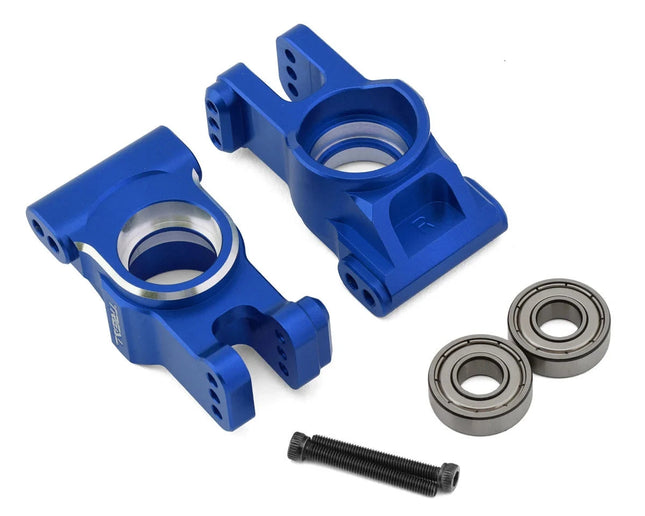 Treal Hobby X0039W6XQH Aluminum Rear Hub Carriers for Traxxas Sledge (Blue)
