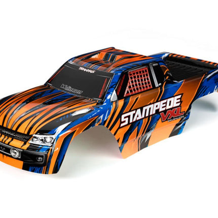 Traxxas Stampede® VXL 1/10 Pre-Painted Monster Truck Body (Orange/Blue) TRA3620T