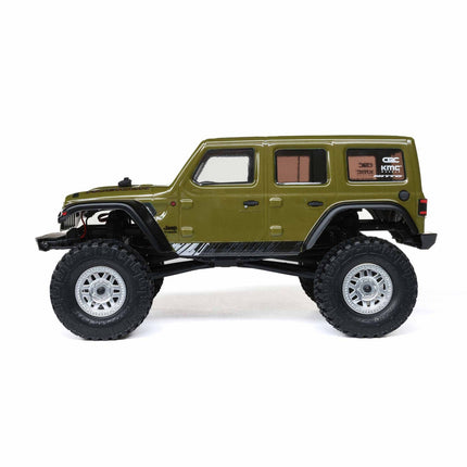 Axial SCX24 Jeep Wrangler JLU 4WD RTR Scale Mini Rock Crawler Green AXI00002V3T4