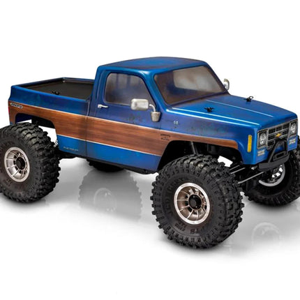 JConcepts Tucked 1978 Chevy K10 Rock Crawler Pre-Trimmed Body Clear (12.3") 0465