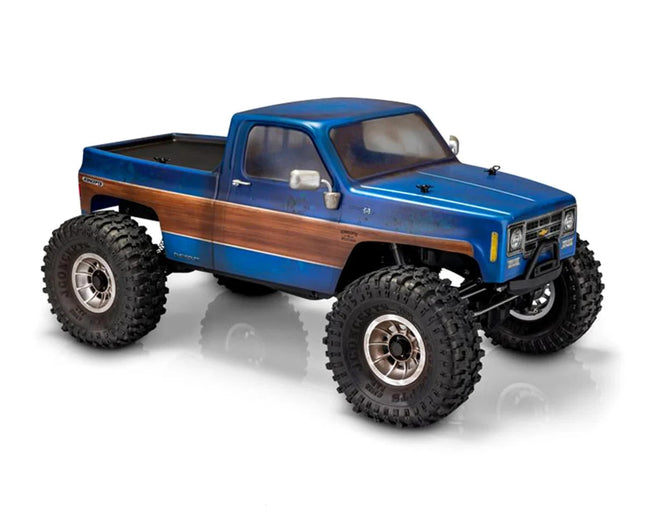 JConcepts Tucked 1978 Chevy K10 Rock Crawler Pre-Trimmed Body Clear (12.3") 0465