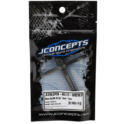 JConcepts 5026 Steel Multi-Wrench (Black) JCO5026