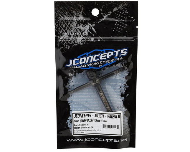 JConcepts 5026 Steel Multi-Wrench (Black) JCO5026