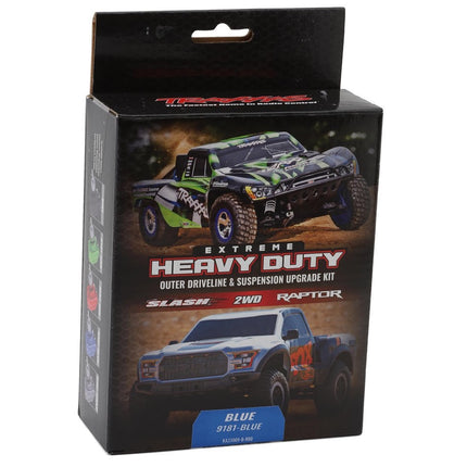 Traxxas Slash 2WD Extreme Heavy Duty Driveline & Suspension Upgrade Kit (Blue)