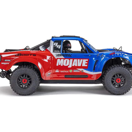 Arrma MOJAVE 4S BLX Brushless 1/8 4WD RTR Electric Desert Truck (Blue/Red)