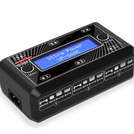 Ultra Power UP‑S6AC 6×1S LiPo / LiHV AC/DC Charger UPTUPS6AC