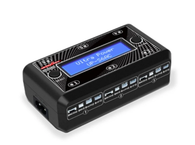 Ultra Power UP‑S6AC 6×1S LiPo / LiHV AC/DC Charger UPTUPS6AC