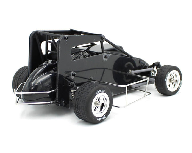 1RC Racing Midget 4.0 1/18 Brushless RTR 2WD Oval Racer Black w/Battery/Charger