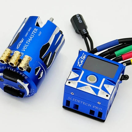 Furitek SlideVolt Pro 1/10 Drift Sensored Brushless ESC/Motor Combo (10.5T) Blue