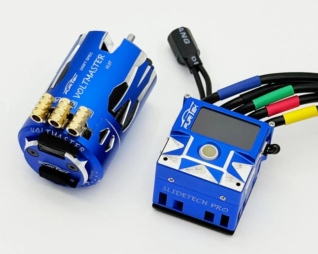 Furitek SlideVolt Pro 1/10 Drift Sensored Brushless ESC/Motor Combo (10.5T) Blue