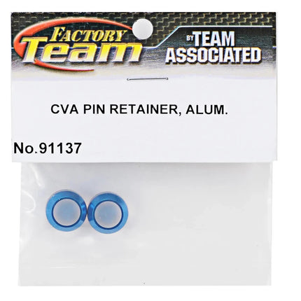 Team Associated Factory Team Aluminum CVA Pin Retainer Set (2) ASC91137