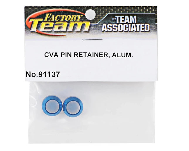 Team Associated Factory Team Aluminum CVA Pin Retainer Set (2) ASC91137