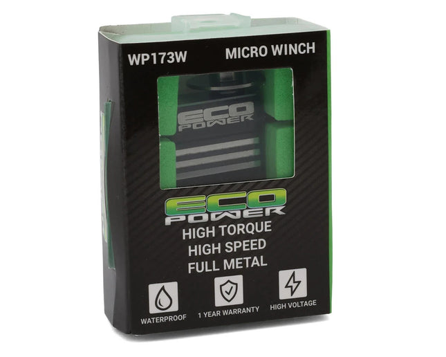 EcoPower WP173W Aluminum Digital Micro Winch Servo HV Waterproof ECP-173W