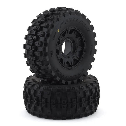 Pro-Line Badlands MX28 Belted 2.8" Pre-Mounted Truck Tires (Black) (M2)