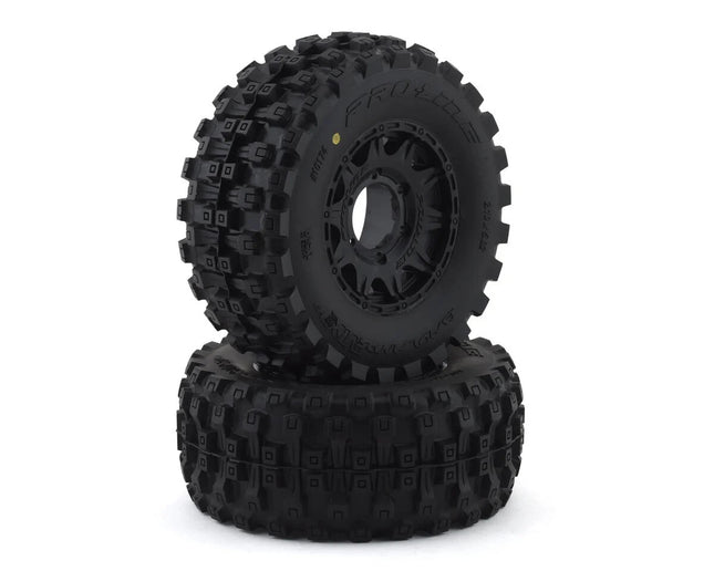 Pro-Line Badlands MX28 Belted 2.8" Pre-Mounted Truck Tires (Black) (M2)