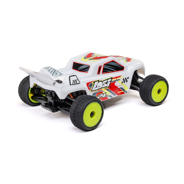 Losi Micro-T 1/28 RTR 2WD Stadium Truck White Battery/Charger Included LOS1392T1