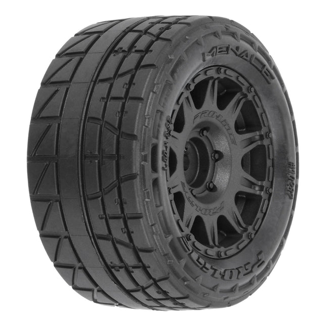 Pro-Line 1/18 Menace F/R Street Tires MTD 12mm Black Raid (4): Granite GROM