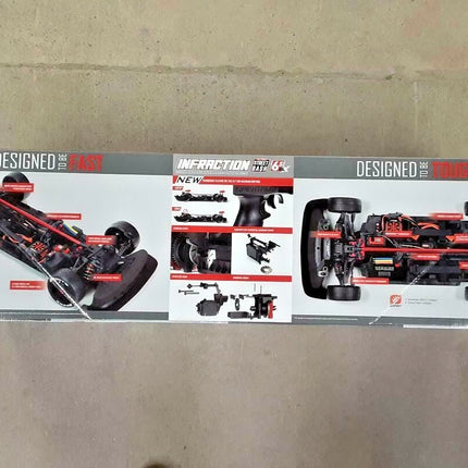 Arrma Infraction V2 6S BLX Brushless 1/7 RTR 4WD Street Bash Truck Silver New!!