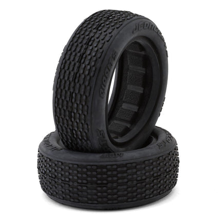 JConcepts Rippits 2.2" 2WD Front Buggy Dirt Oval Tires (2) (Green) 4087-02