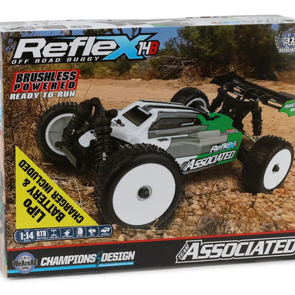 Team Associated Reflex 14B Gamma RTR 4WD Electric Buggy Battery/Charger Combo