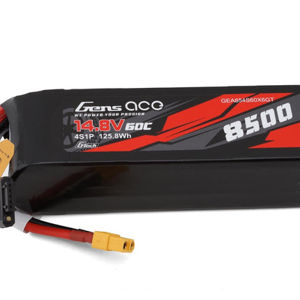 Gens Ace G-Tech Smart 4S LiPo Battery 60C (14.8V/8500mAh) w/XT60 Connector 