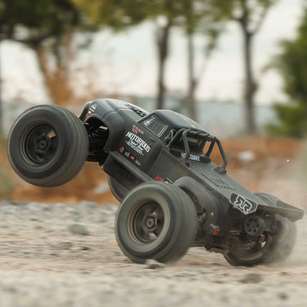 Arrma 1/8 NOTORIOUS 6S V6 4X4 BLX Brushless Stunt Truck RTR, Black ARA8611V6T1
