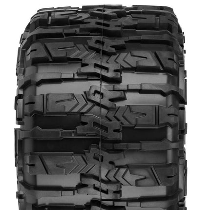Pro-Line Trencher HP Belted 3.8" Pre-Mounted Truck Tires (Black) (M2)