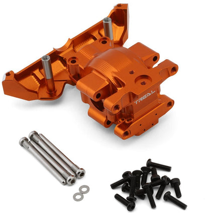 Treal Hobby Aluminum Front Gearbox Set Traxxas Mini Maxx/XRT/Slash Orange