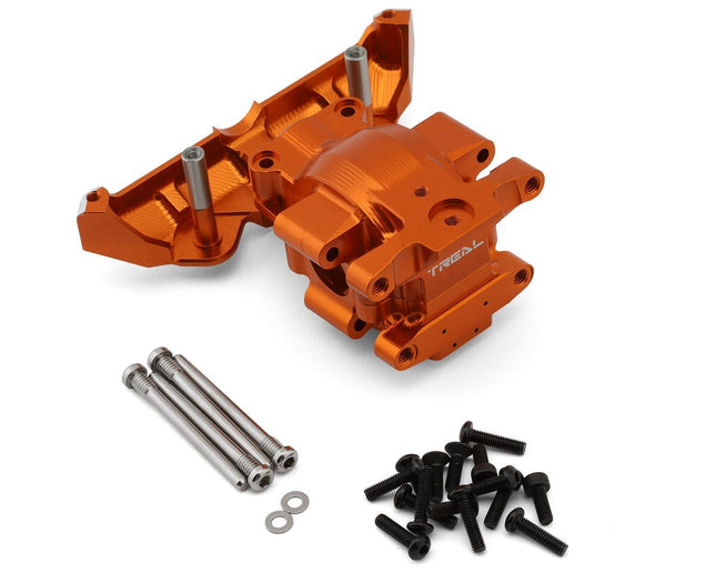 Treal Hobby Aluminum Front Gearbox Set Traxxas Mini Maxx/XRT/Slash Orange