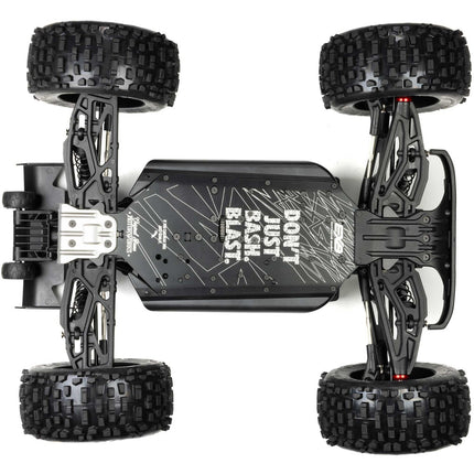 Arrma 1/8 NOTORIOUS 6S V6 4X4 BLX Brushless Stunt Truck RTR, Blue ARA8611V6T2